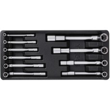 YATO Set 10 chei tubulare tip L, 7-19mm
